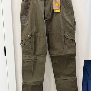 Carhartt Men's Dark Green Cargo Pants